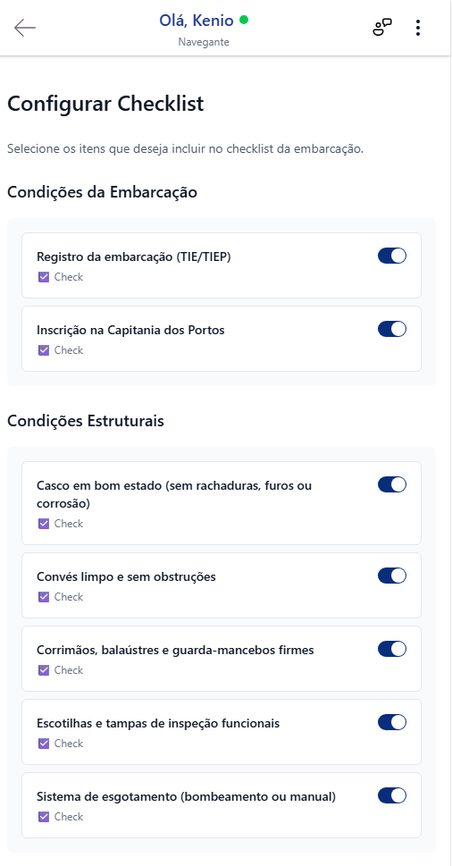 Checklist