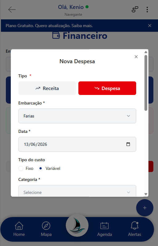 como organizar documentos da embarcação